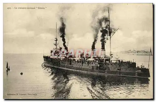 Ansichtskarte AK Bateau Guerre Le Croiseur Cuirasse Gloire