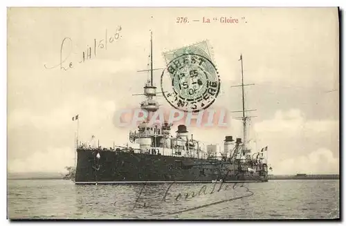 Cartes postales Bateau Guerre La Gloire