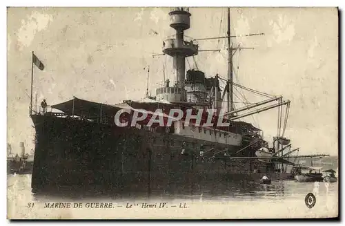 Cartes postales Bateau Guerre Marine De Guerre Henri IV