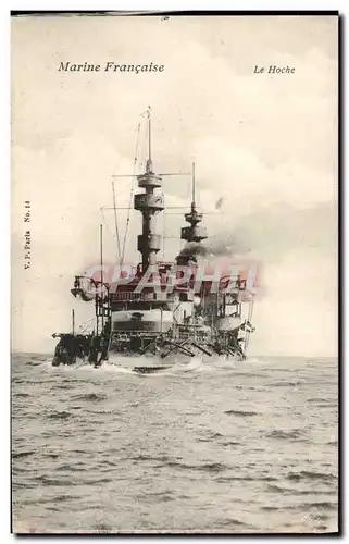 Ansichtskarte AK Bateau Guerre Marine Francaise Le Hoche