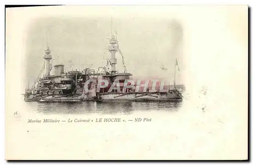 Ansichtskarte AK Bateau Guerre Marine Militaire Le Cuirasse Le Hoche