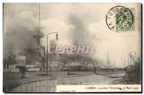 Ansichtskarte AK L Iena Pendant l Exploion 12 Mars 1907