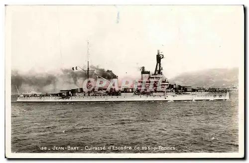 Moderne Karte Bateau Guerre Jean Bart Cuirasse d Escadre de 23500 Tonnes