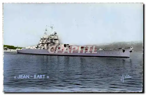 Ansichtskarte AK Bateau Guerre Jean Bart Cote d Azur Toulon Le Jean Bart Batiment de Ligne