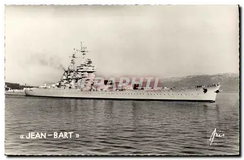 Ansichtskarte AK Bateau Guerre Jean Bart Cote d Azur Toulon Le Jean Bart Batiment de Ligne