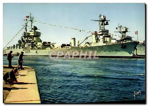 Cartes postales moderne Bateau Guerre Marine Nationale Le Cuirasse Jean Bart