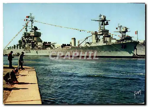 Cartes postales moderne Bateau Guerre Marine Nationale Le Cuirasse Jean Bart