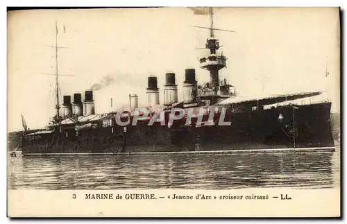 Ansichtskarte AK Bateau Marine militaire Jeanne d arc Croiseur Cuirasse