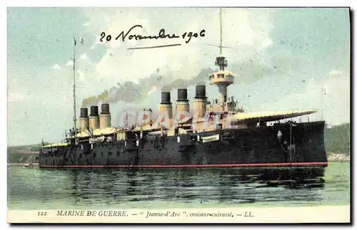 Cartes postales Bateau Croiseur Jeanne d arc