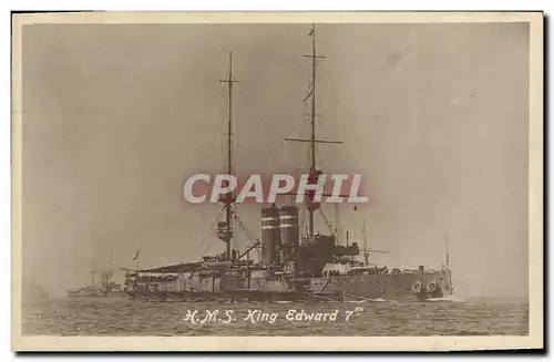 Cartes postales Bateau HMS King Edward 7th