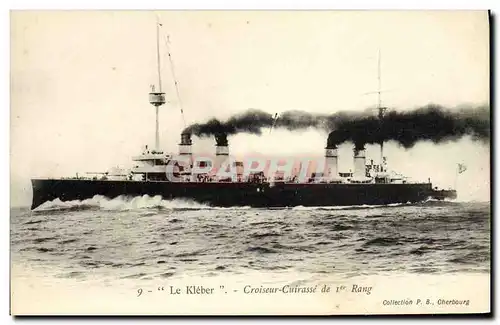 Cartes postales Bateau Bordeaux le Kleber Croiseur Cuirasse