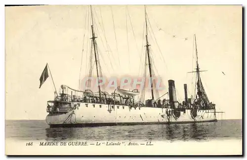 Cartes postales Bateau La Lalande aviso