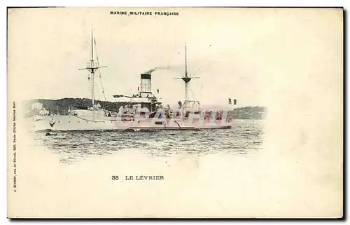 Cartes postales Bateau Marine militaire Le levrier