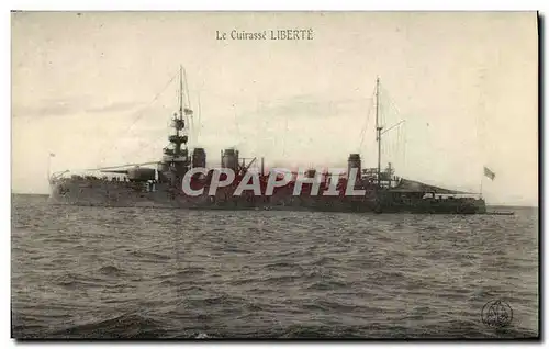 Ansichtskarte AK Bateau Cuirasse Liberte