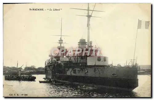 Cartes postales Bateau St Nazaire liberte