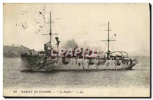 Cartes postales Bateau Le foudr