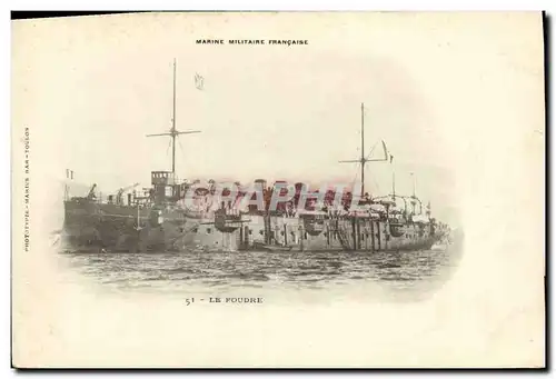 Cartes postales Bateau Le foudre