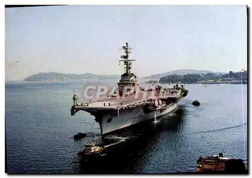 Cartes postales moderne Bateau Porte avions Foch