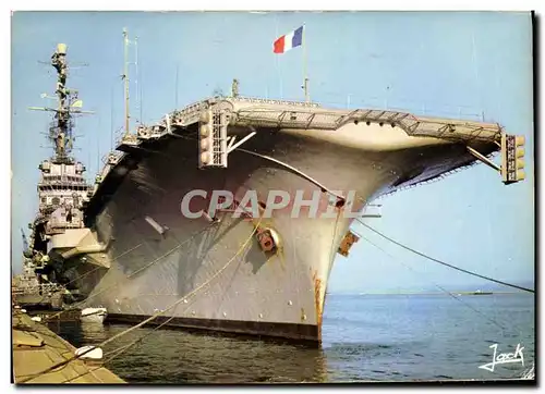 Cartes postales moderne Bateau Porte avions Foch