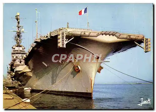 Cartes postales moderne Bateau Porte avions Foch