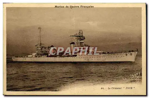 Cartes postales Bateau le croiseur Foch