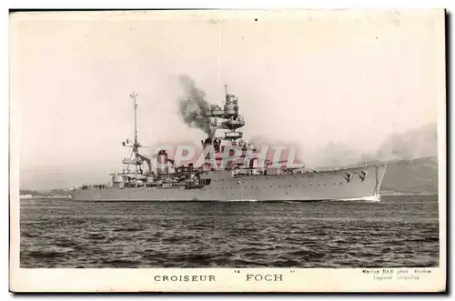 Cartes postales moderne Bateau Croiseur Foch