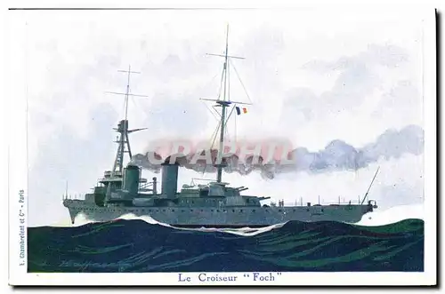 Cartes postales Bateau Croiseur Foch