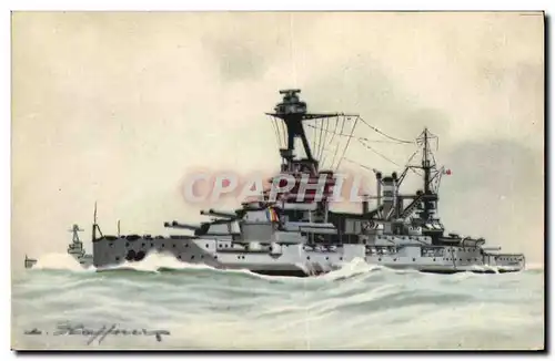 Cartes postales Bateau Haffner Cuirasse Lorraine