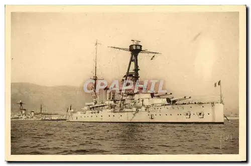 Cartes postales Bateau Cuirasse Lorraine Toulon