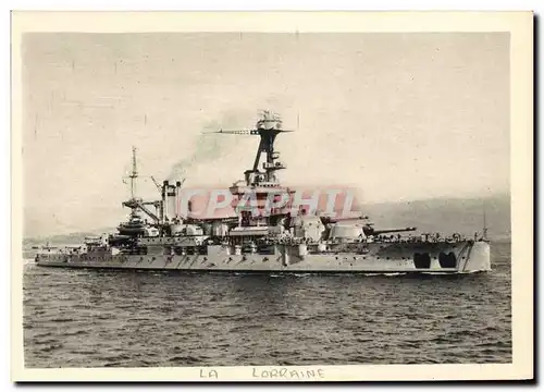 Cartes postales Bateau Cuirasse Lorraine