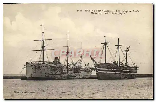 Cartes postales Bateau Les bateaux ecole Magellan et Armorique