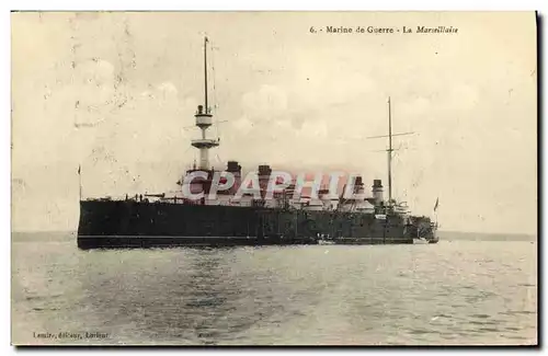 Cartes postales Bateau Marseillaise Croiseur cuirasse