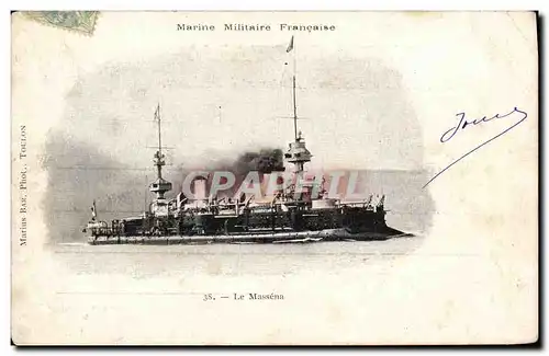 Cartes postales Bateau Le Massena