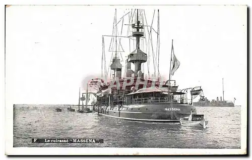 Cartes postales Bateau Cuirasse Massena