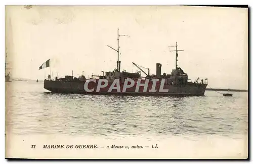 Cartes postales Bateau Meuse aviso