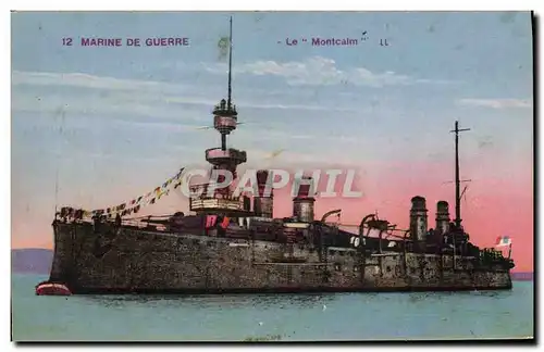 Cartes postales Bateau Montcalm