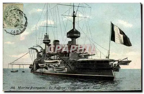 Cartes postales Bateau Guerre Suffren Cuirasse de 1ere classe