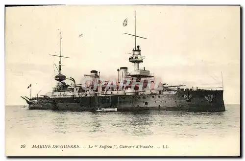 Cartes postales moderne Bateau Guerre Suffren Cuirasse d escadre