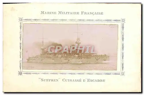 Ansichtskarte AK Bateau Guerre Cuirasse d escadre Suffren