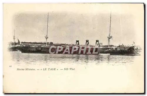 Cartes postales Bateau Guerre Le Tage