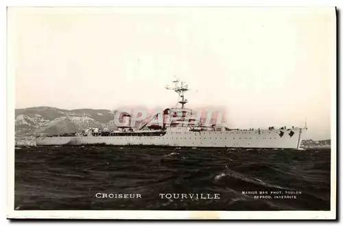 Ansichtskarte AK Bateau Guerre Croiseur Tourville