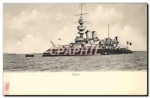 Cartes postales Bateau Guerre Le Valmy cuirasse garde cotes