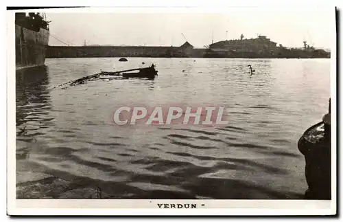 Cartes postales Bateau Guerre Verdun