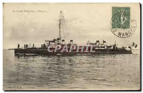 Cartes postales Bateau Guerre Contre torpilleur Yatagan