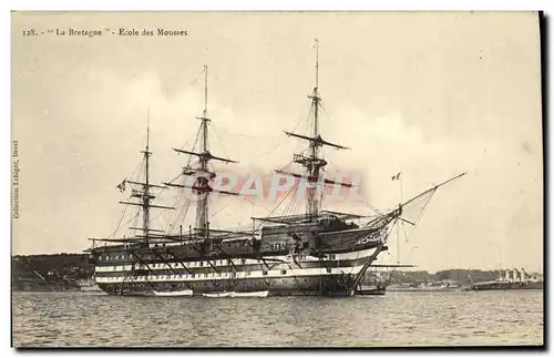 Cartes postales Bateau Brest La Bretagne Ecole des mousses