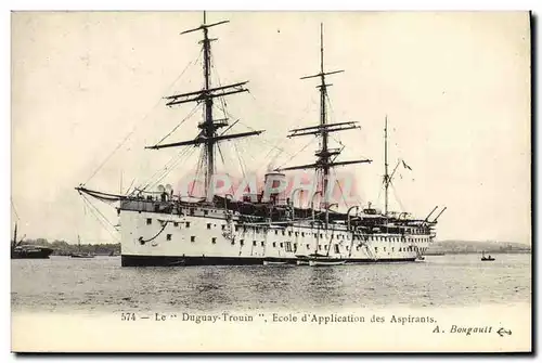 Ansichtskarte AK Bateau Guerre Duguay TRouin Ecole d application des aspirants de Marine