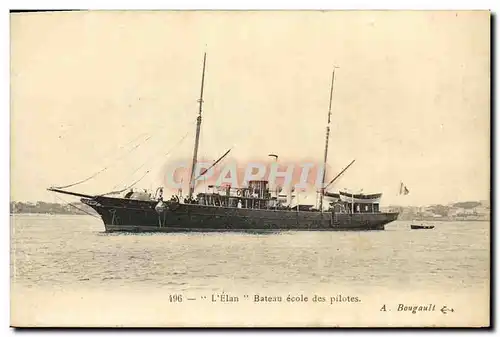 Cartes postales Bateau Guerre L elan bateau ecole des pilotes