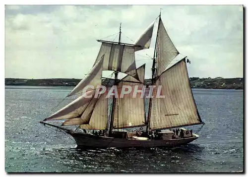 Cartes postales moderne Bateau L etoile goelette ecole de la marine