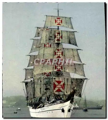 Cartes postales moderne Bateau Guerre Voilier ecole Sagrece