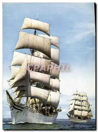 Cartes postales moderne Bateau Voilier Le statsraad Lehmukuhl ce